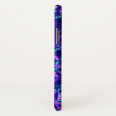 Metaalachtig Paars en Teal Case-Mate iPhone Case (Achterkant / rechts)