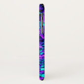 Metaalachtig Paars en Teal Case-Mate iPhone Case (Achterkant/links)