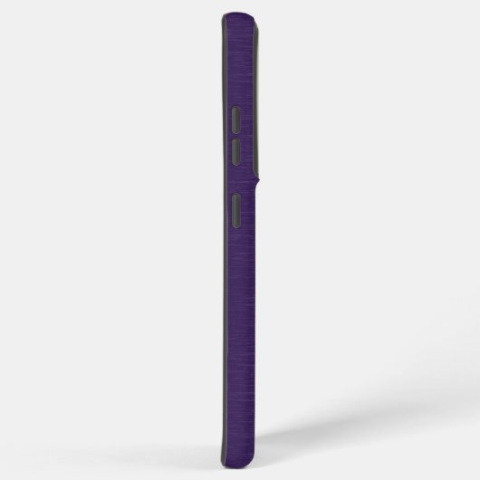 Metaalachtig Paars met zwarte Paisley, Samsung Ga Samsung Galaxy Hoesje (Rechterkant)