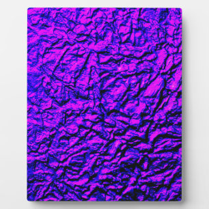 Metaalachtig Paars, Roze en Blauw Gerimpeld Fotoplaat