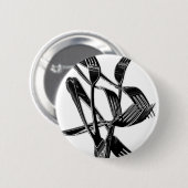 Metaalachtig Ronde Button 5,7 Cm (Voorkant /achterkant)