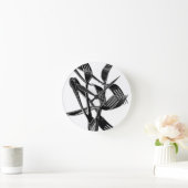 Metaalachtig Ronde Klok (Huis)