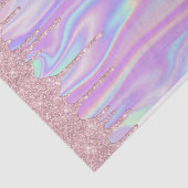 Metaalachtig Roos Gold Glitter & Iridescent Tissuepapier (Detail)