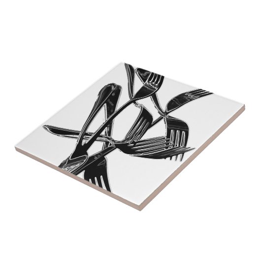 Metaalachtig Tegeltje (Zijkant)