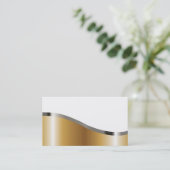 Metaalachtig visitekaartje (Staand voorkant)