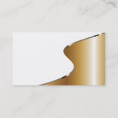Metaalachtig visitekaartje (Achterkant)