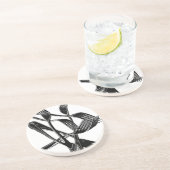 Metaalachtig Zandsteen Onderzetter (Zijkant)