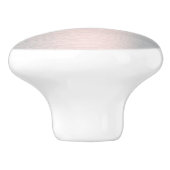 Metaalachtig zilvergrijs geborsteld aluminium uite keramische knop (Zijkant)