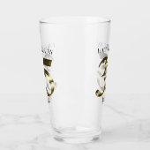 Metaalachtige 35e verjaardag glas (Links)