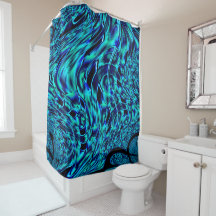 Metaalachtige en gehaakte illusie, blauw tot groen