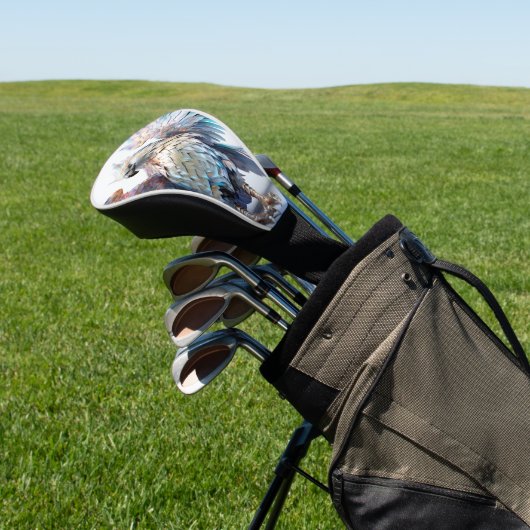 Metaalachtige iriserende arend golfheadcover (Insitu)