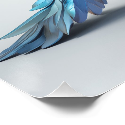 Metaalachtige iriserende arend perfect poster (Hoek)