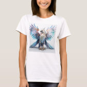 Metaalachtige iriserende arend t-shirt (Voorkant)