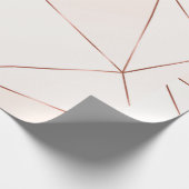 Metaalachtige kopertextuur met brons ontvlambaar cadeaupapier (Hoek)