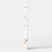 Metaalachtige kopertextuur met brons ontvlambaar Case-Mate iPhone case (Achterkant / Rechts)