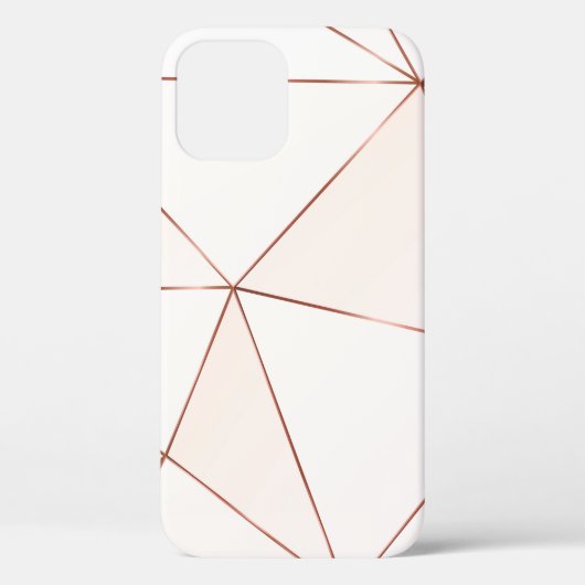 Metaalachtige kopertextuur met brons ontvlambaar Case-Mate iPhone case (Achterkant)