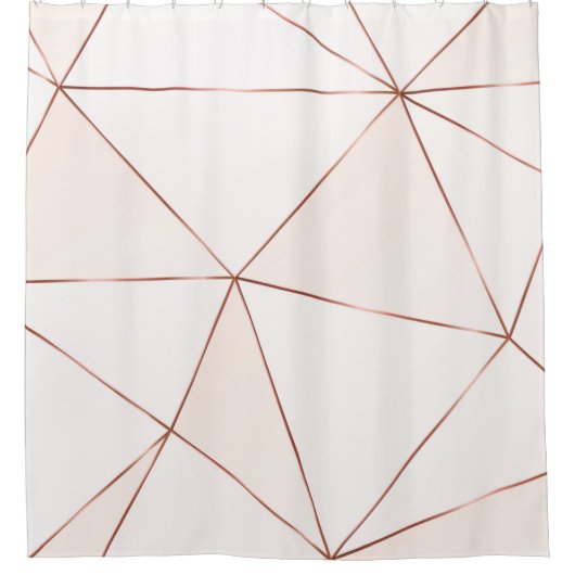 Metaalachtige kopertextuur met brons ontvlambaar douchegordijn (Voorkant)