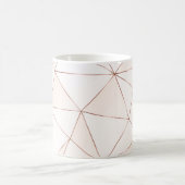 Metaalachtige kopertextuur met brons ontvlambaar koffiemok (Center)