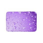 Metaalachtige Paarse Abstracte regenval Badmat (Voorkant)