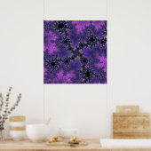 Metaalachtige Paarse bril Poster (Keuken)