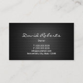 Metaalautomotormechanisme voor automatische repara visitekaartje (Achterkant)