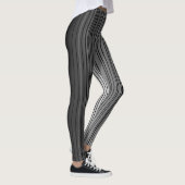 Metaalband Stripe en Contrast Leggings (Rechts)