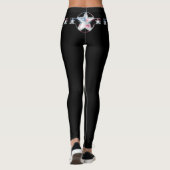 Metaalbanden en strips leggings (Achterkant)