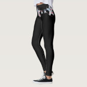 Metaalbanden en strips leggings (Links)