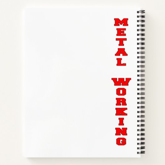 metaalbewerking notitieboek (Achterkant)