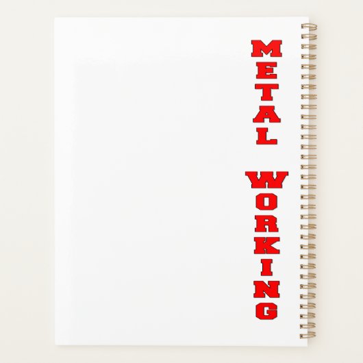 metaalbewerking planner (Achterkant)
