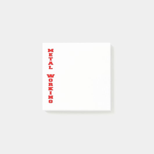 metaalbewerking post-it® notes (Voorkant)