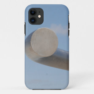 Metaalblauwe luchten iPhone 11 hoesje