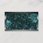 Metaalborstel | Glitter | QR-code Visitekaartje (Achterkant)