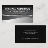 Metaalborstel | Staal bekleed Visitekaartje (Voorkant / Achterkant)