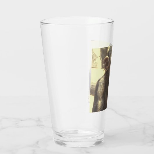 metaalchimp glas (Rechts)