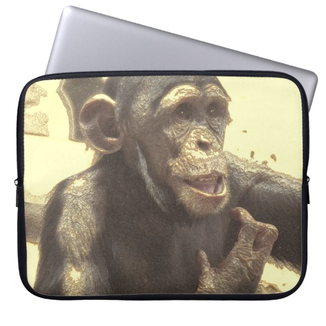 metaalchimp laptop sleeve (Voorkant)