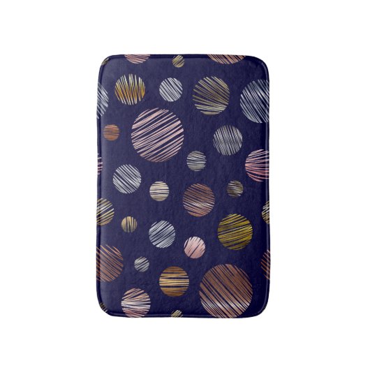 Metaalcirkels Badmat (Voorkant Verticaal)