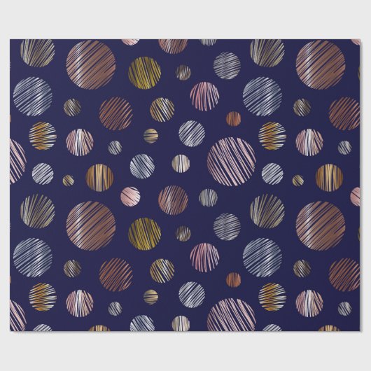 Metaalcirkels Cadeaupapier (Vlak)