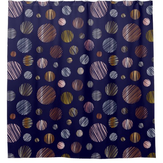 Metaalcirkels Douchegordijn (Voorkant)