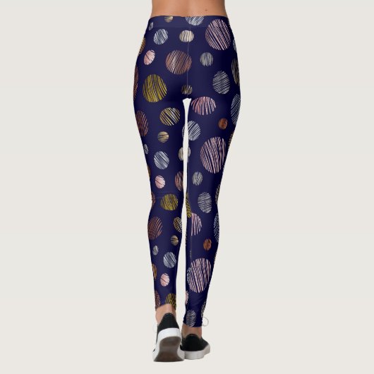 Metaalcirkels Leggings (Achterkant)