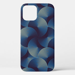Metaalcirkels optische illusie, naadloos patroon Case-Mate iPhone case