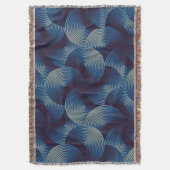 Metaalcirkels optische illusie, naadloos patroon deken (Voorkant Verticaal)