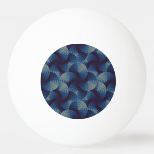 Metaalcirkels optische illusie, naadloos patroon pingpongbal