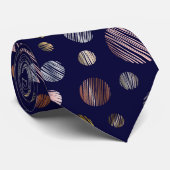 Metaalcirkels Stropdas (Opgerold)