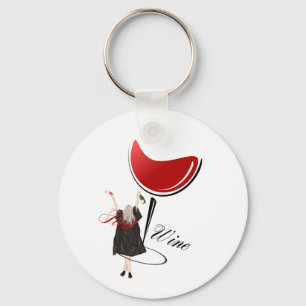 MetaalcirkelSleutelhanger, 2 inch Sleutelhanger