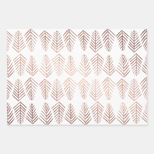 Metaaldenbomen - koper inpakpapier vel (Voorkant 2)