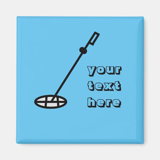 metaaldetecterende magneet (Voorkant)