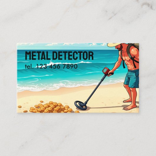 Metaaldetecterende QR Visitekaartje (Voorkant)