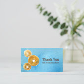 Metaaldetectie Bedankt voor uw aankoop Visitekaartje (Staand voorkant)