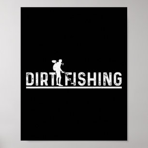 Metaaldetectie Detector Detectie Vissen 1 Poster